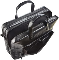 BUSINESSTAS MAVERICK ALL BLACK MET LAPTOPVAK 15,6" LEER ZWART-3