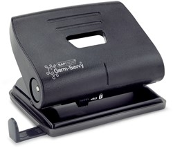 PERFORATOR RAPESCO GERM-SAVVY HEAVY DUTY 820-P ANTIBACTERIEEL 2-GAATS ZWART
