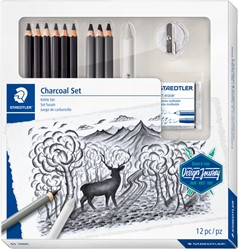 HOUTSKOOLPOTLOODSET  STAEDTLER DESIGN JOURNEY 12-DELIG