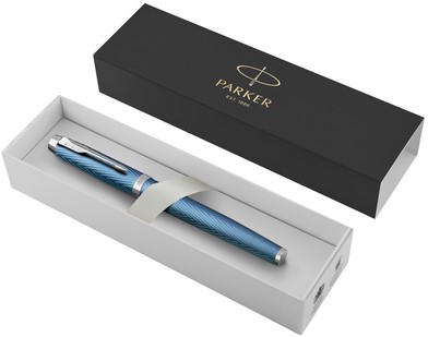 ROLLERPEN PARKER IM PREMIUM BLUE CT FIJN-5