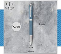 ROLLERPEN PARKER IM PREMIUM BLUE CT FIJN-6
