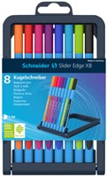 BALPEN SCHNEIDER SLIDER EDGE EXTRA BREED ASSORTI ETUI À 8 STUKS