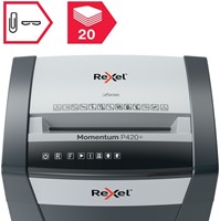 PAPIERVERNIETIGER REXEL MOMENTUM P420+ SNIPPERS 4X35MM-20