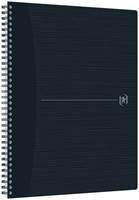 SPIRAALBLOK OXFORD ORIGIN A4+ LIJN 140 PAGINA'S 90GR ZWART-2