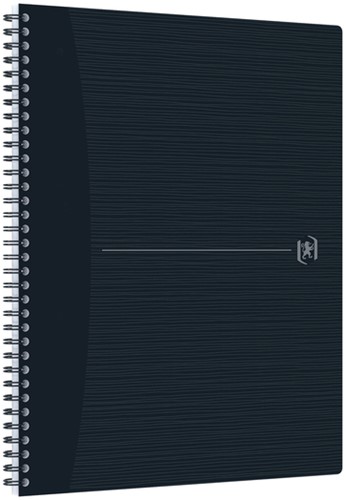 SPIRAALBLOK OXFORD ORIGIN A4+ LIJN 140 PAGINA'S 90GR ZWART-2