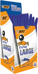 BALPEN BIC CRISTAL LARGE BLAUW