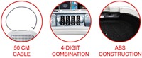 DRAAGBARE KLUIS MASTERLOCK SAFE SPACE MET COMBINATIESLOT EN KABEL WIT-3