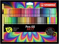 VILTSTIFT STABILO PEN 68 ARTY MEDIUM ASSORTI SET À 65 STUKS