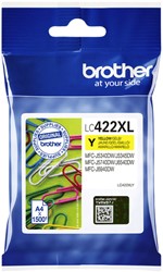 INKTCARTRIDGE BROTHER LC-422XLY GEEL