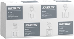 HANDDOEK KATRIN PLUS W-VOUW 3-LAAGS 240X320MM 25X90 VEL WIT 61563