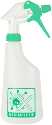 SPROEIFLACON CLEANINQ 600ML LEEG MET LOGO DESINFECTIE