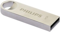 USB STICK 2.0 PHILIPS MOON USB-A 64GB ZILVER