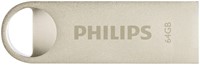 USB STICK 2.0 PHILIPS MOON USB-A 64GB ZILVER-2