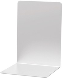 BOEKENSTEUN MAUL ALUMINIUM 16X15X21CM SET 2 ZILVER