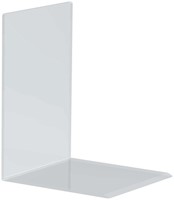 BOEKENSTEUN MAUL ACRYL 16X15X21CM SET 2 GLASHELDER