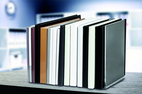 BOEKENSTEUN MAUL ACRYL 16X15X21CM SET 2 GLASHELDER-1
