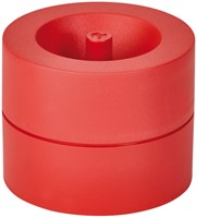 PAPERCLIPHOUDER MAULPRO MAGNETISCH RECYCLED Ø73X60MM ROOD