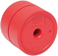 PAPERCLIPHOUDER MAULPRO MAGNETISCH RECYCLED Ø73X60MM ROOD-1