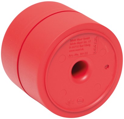 PAPERCLIPHOUDER MAULPRO MAGNETISCH RECYCLED Ø73X60MM ROOD-1