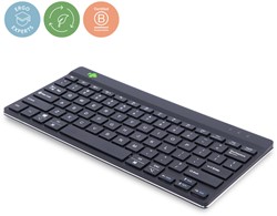 TOETSENBORD R-GO ERGONOMISCH COMPACT BREAK QWERTY ZWART