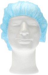 HAARNET CMT BOUFFANT NON-WOVEN M 50CM PP BLAUW 100 STUKS