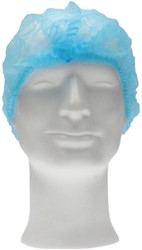 HAARNET CMT CLIP NON-WOVEN L 53CM PP BLAUW 100 STUKS