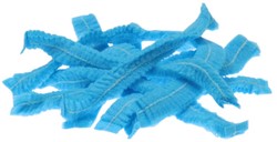 HAARNET CMT CLIP NON-WOVEN L 53CM PP BLAUW 100 STUKS-2