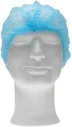 HAARNET CMT CLIP NON-WOVEN M 50CM PP BLAUW 100 STUKS
