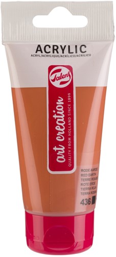 ACRYLVERF TALENS ART CREATION 436 RODE AARDE TUBE À 75ML