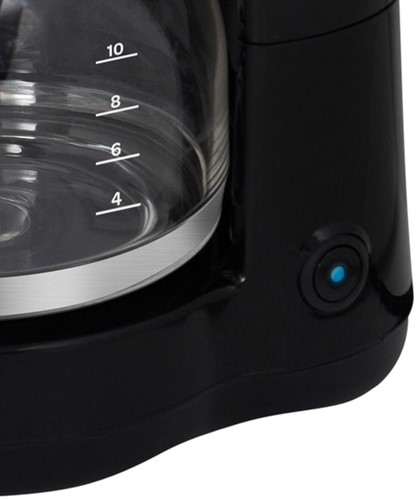 KOFFIEZETAPPARAAT INVENTUM 1.25LITER ZWART MET RVS-1