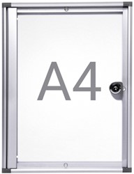 BINNENVITRINE WAND MAULEXTRASLIM WHITEBOARD 1XA4 MET SLOT