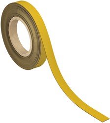 MAGNEETBAND MAUL BESCHRIJF- WISBAAR 10MX20MMX1MM GEEL