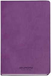 NOTITIEBOEK AURORA CAPRI A5 192BLZ LIJN 80GR VIOLET