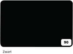 FOTOKARTON FOLIA 2-ZIJDIG 50X70CM 300GR NR90 ZWART