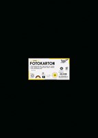 FOTOKARTON FOLIA 300GR 50X70CM 90 ZWART