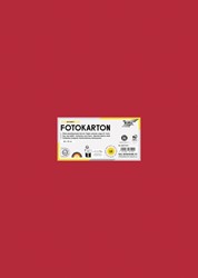 FOTOKARTON FOLIA 300GR 50X70CM 20 VUURROOD