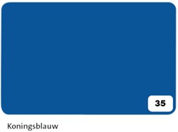 FOTOKARTON FOLIA 2-ZIJDIG 50X70CM 300GR NR35 KONINGSBLAUW