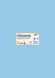 FOTOKARTON FOLIA 300GR 50X70CM 30 HEMELBLAUW