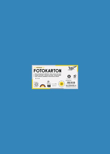 FOTOKARTON FOLIA 300GR 50X70CM 34 MIDDENBLAUW