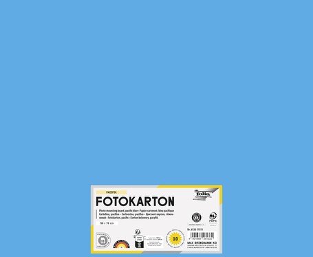 FOTOKARTON FOLIA 300GR 50X70CM 33 OCEAANBLAUW