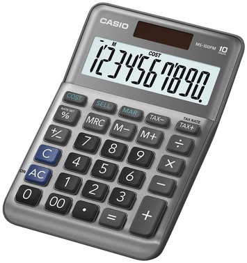 REKENMACHINE CASIO MS-100FM-2