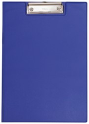 KLEMBORDMAP MAULPOLY A4 STAAND PP-FOLIE BLAUW