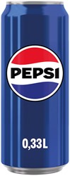 FRISDRANK PEPSI REGULAR COLA BLIK 330ML