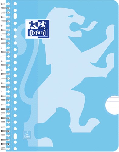 COLLEGEBLOK OXFORD SCHOOL A4+ LIJN 23-GAATS 160 PAGINA'S 80GR PASTEL ASSORTI 3 STUKS-2