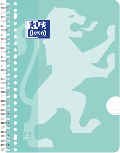 COLLEGEBLOK OXFORD SCHOOL A4+ LIJN 23-GAATS 160 PAGINA'S 80GR PASTEL ASSORTI 3 STUKS-2