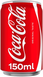 FRISDRANK COCA COLA REGULAR BLIK 150ML