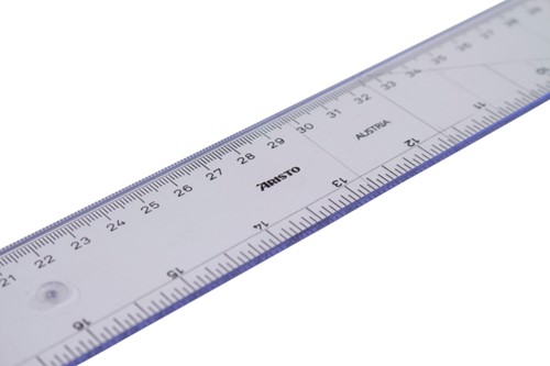 TEKENHAAK ARISTO GEOCOLLEGE 60CM TRANSPARANT-3