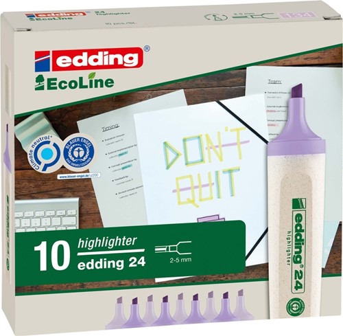 MARKEERSTIFT EDDING 24 ECOLINE PASTEL VIOLET-1