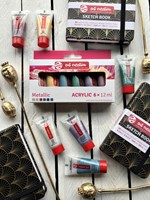 ACRYLVERF TALENS ART CREATION METALLIC ASSORTI 6 TUBES À 12ML-2
