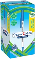 BALPEN PAPER MATE KILOMETRICO RECYCLED MEDIUM BLAUW
